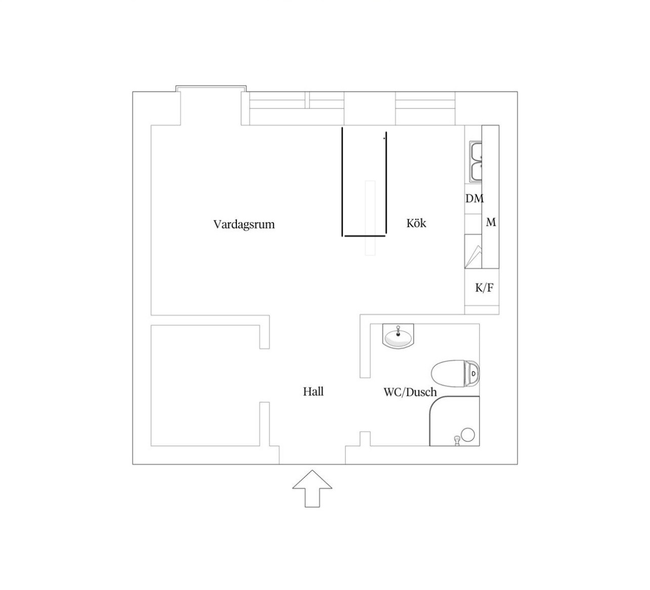 Lägenhet, 1 rooms, 26 sqm, Mölndal – bild 3