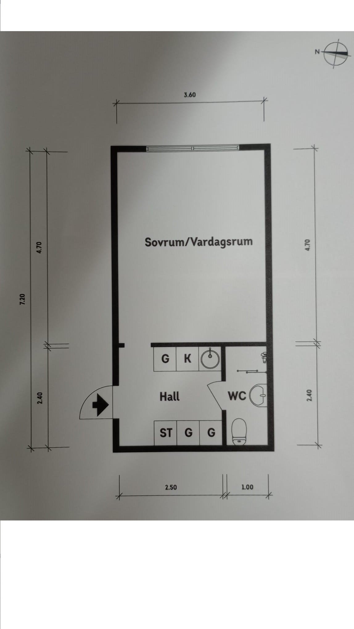 Lägenhet, 1 rooms, 29 sqm, Vänersborg – bild 2