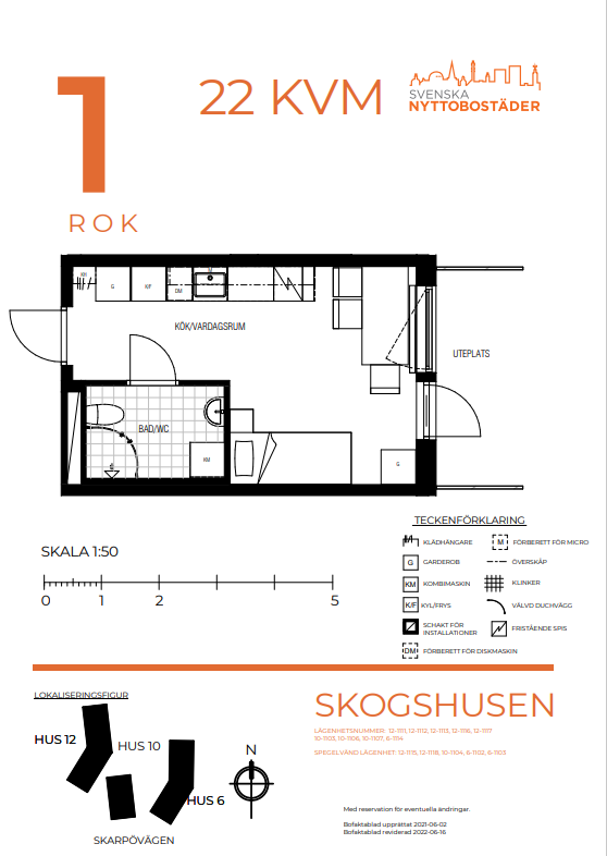 Lägenhet, 1 rooms, 22 sqm, Saltsjö Boo – Saltsjö Boo
