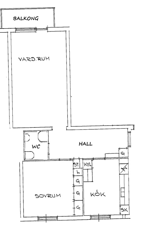 2 rok · 61 m² i Katrineholm – bild 15