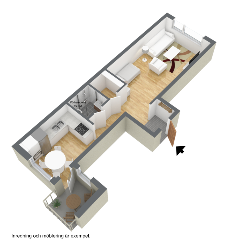 Lägenhet, 1 rooms, 45 sqm, Göteborg – bild 2