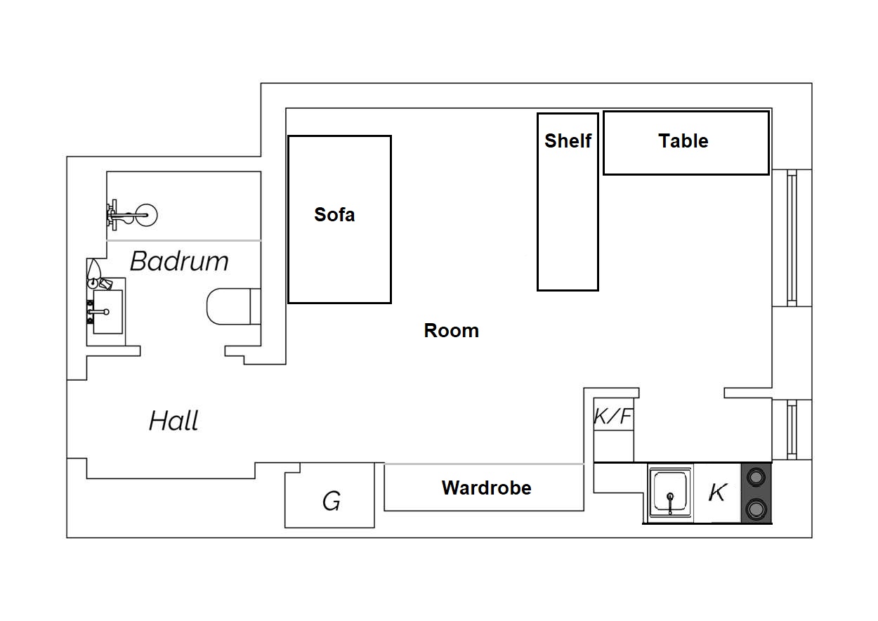 Lägenhet, 1 rooms, 24 sqm, Malmö – bild 7