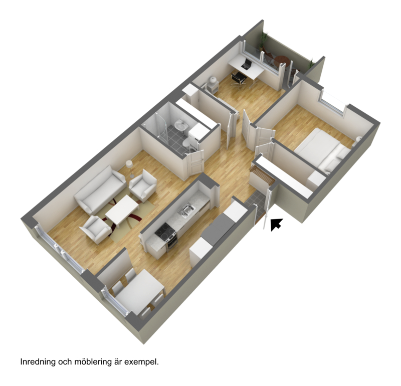 3 rok · 79 m² i Helsingborg – bild 3