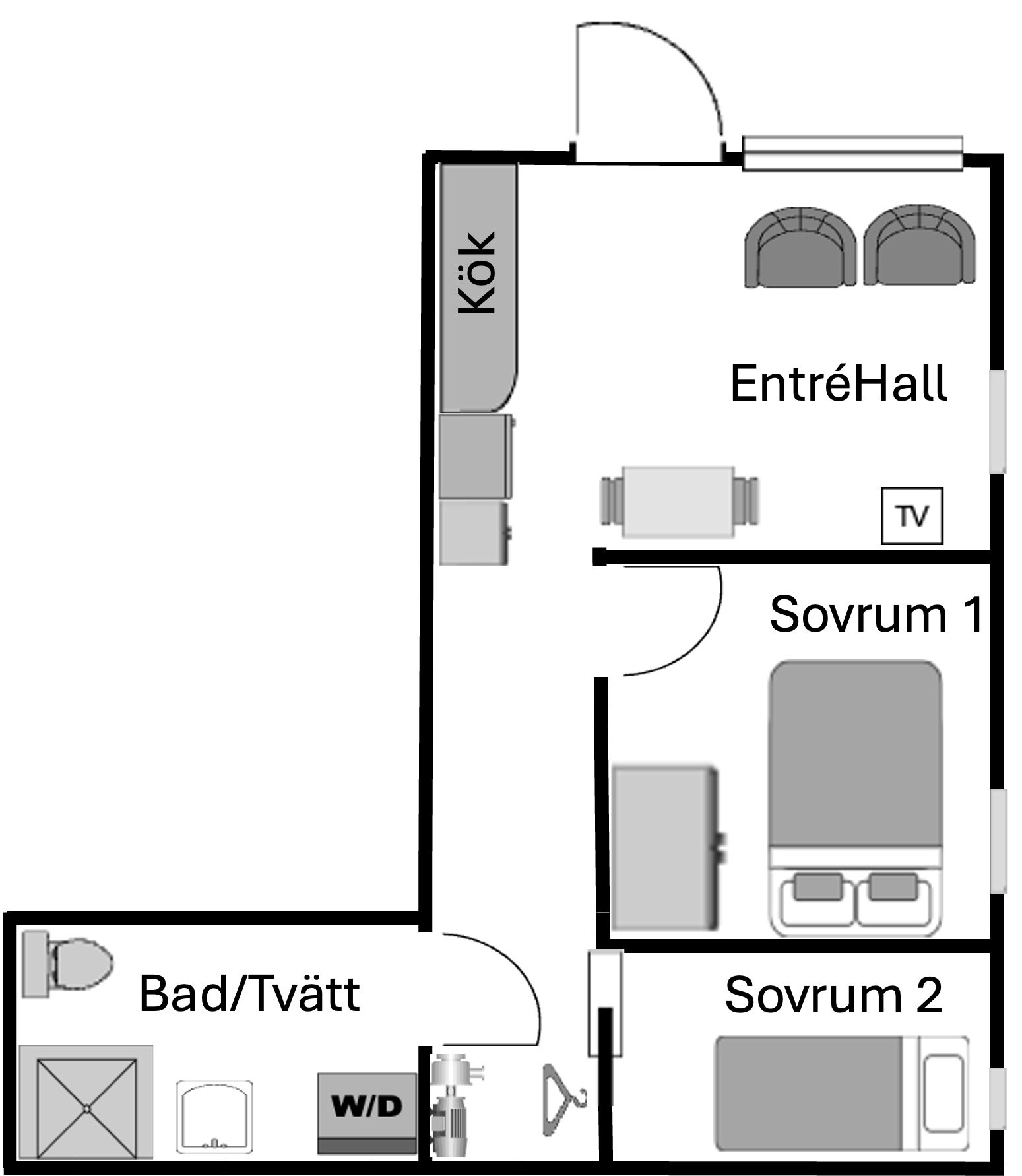 Villa/Hus, 3 rooms, 40 sqm, Mölndal – Mölndal