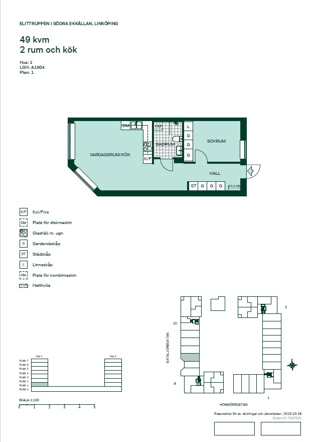 Lägenhet, 2 rooms, 49 sqm, Linköping – bild 6