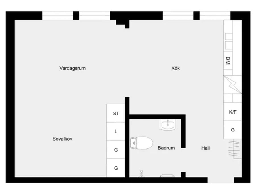1 rok · 39 m² i Bandhagen – bild 8