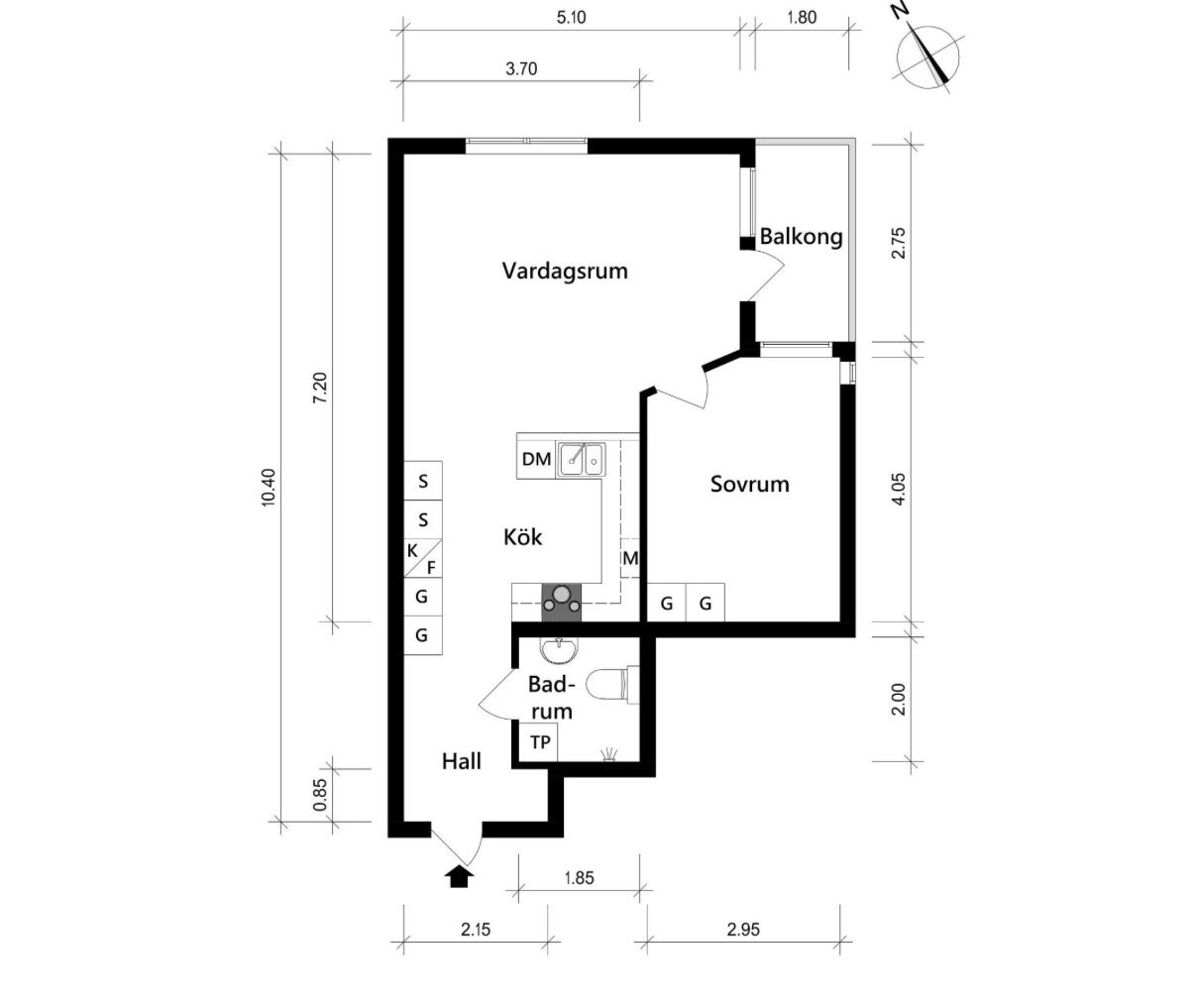 2 rok · 54 m² i Angered – bild 7