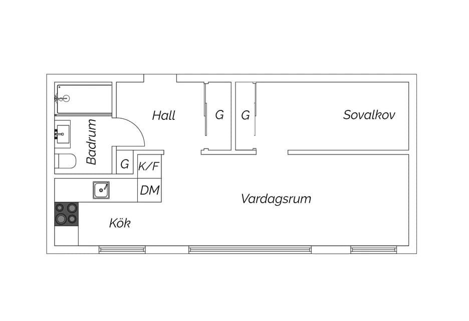 2 rok · 36 m² i Göteborg – bild 11