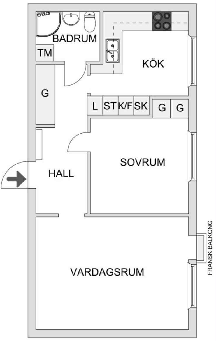 2 rok · 53 m² i Åkersberga – bild 11