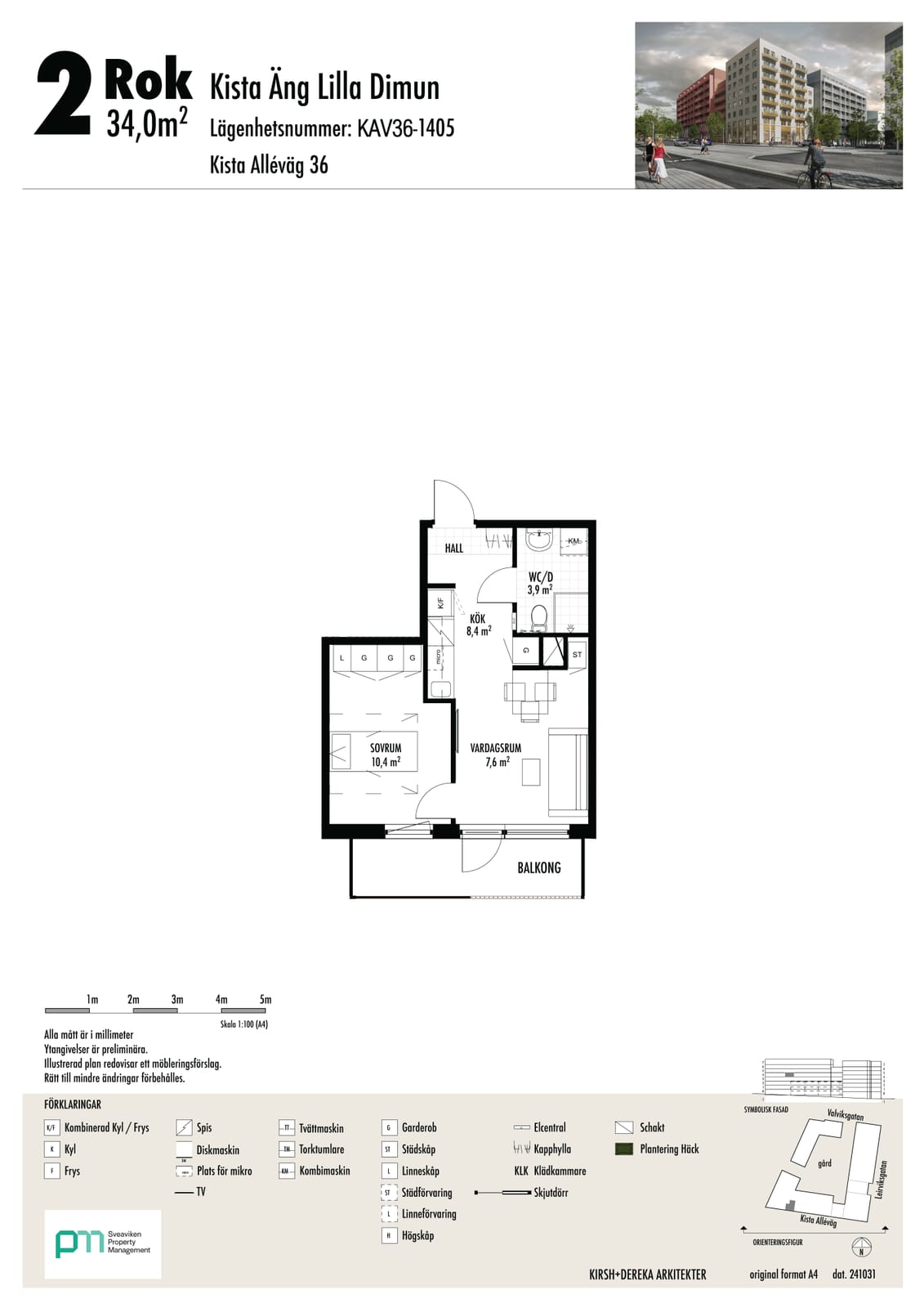 2 rok · 34 m² i Kista – bild 8