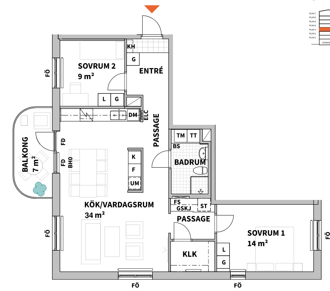 3 rok · 84 m² i Borås – bild 8