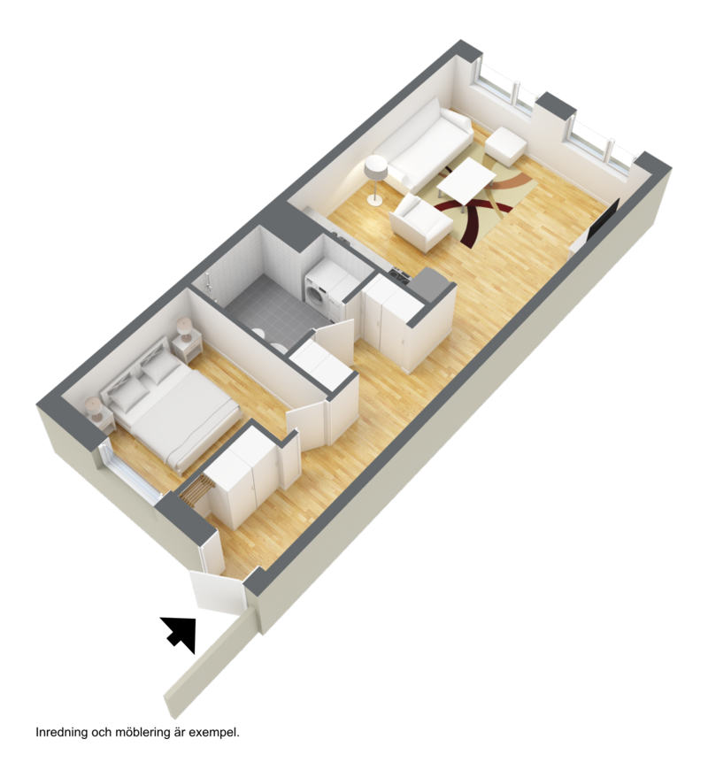 Lägenhet, 2 rooms, 54 sqm, Helsingborg – bild 7