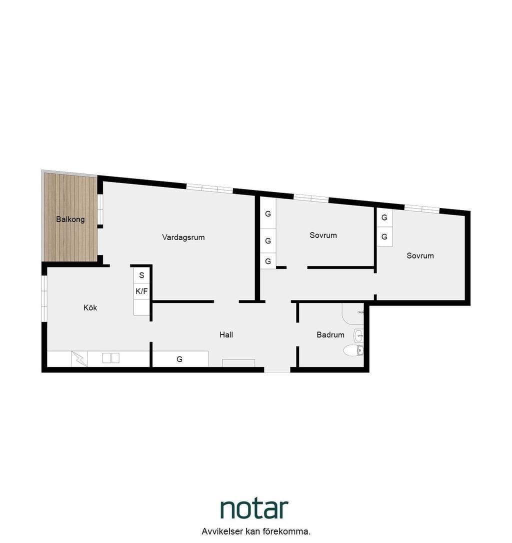 3 rok · 76 m² i Stockholm – bild 3