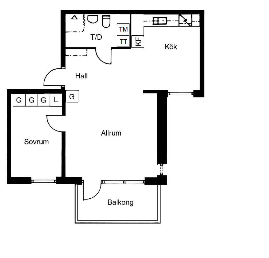 2 rok · 54 m² i Skellefteå – bild 6