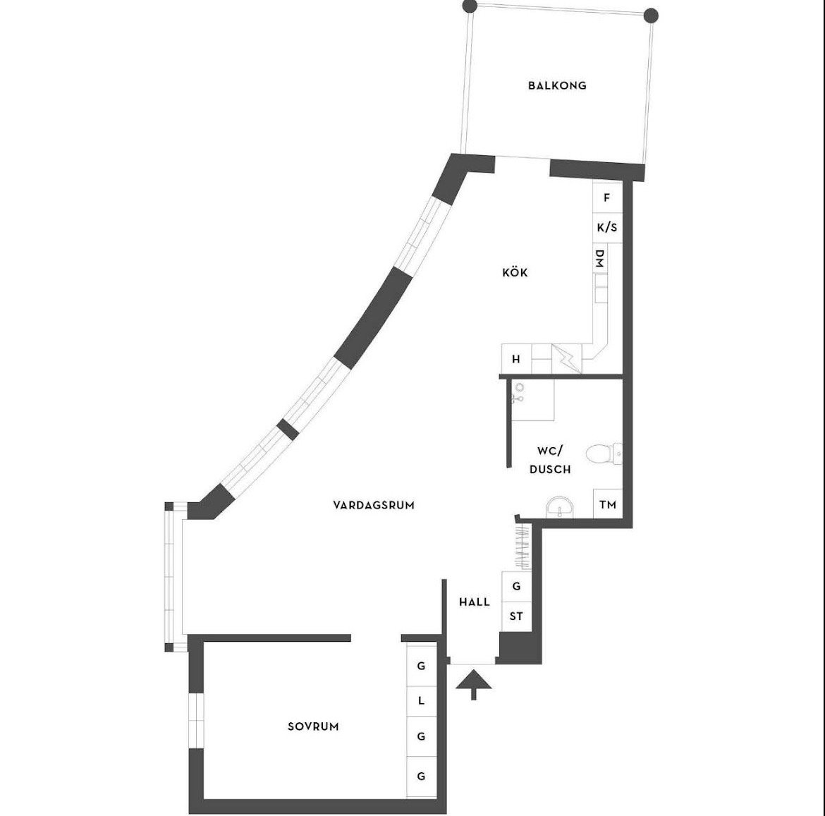 2 rok · 67 m² i Skövde – bild 2