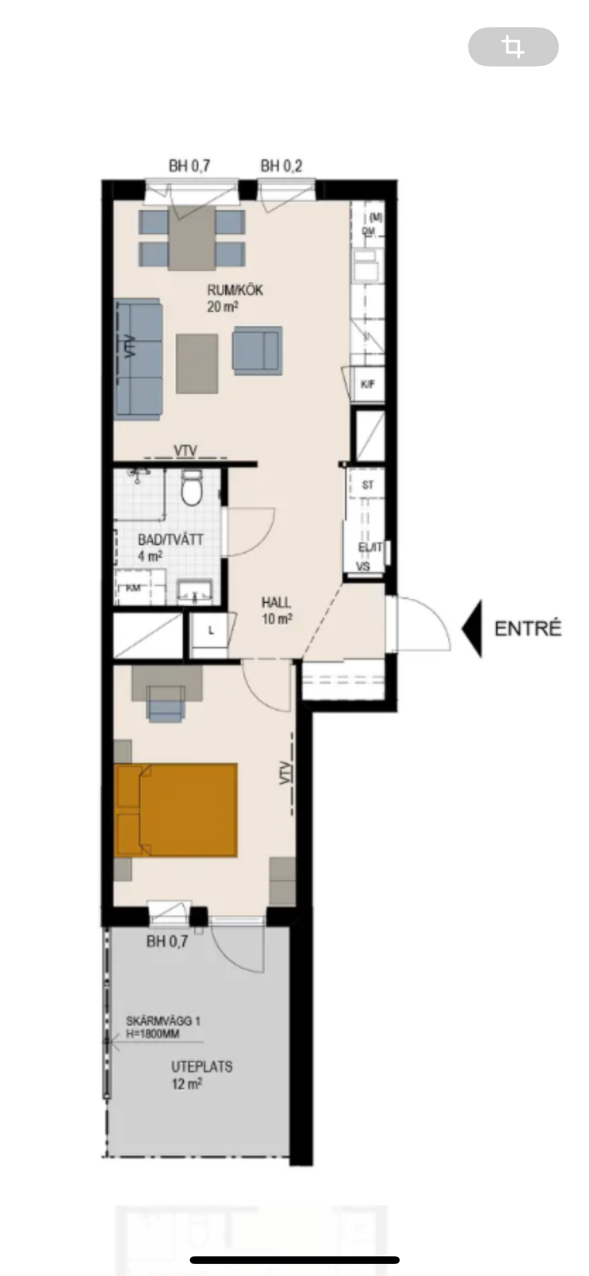 2 rok · 49 m² i Uppsala – bild 8