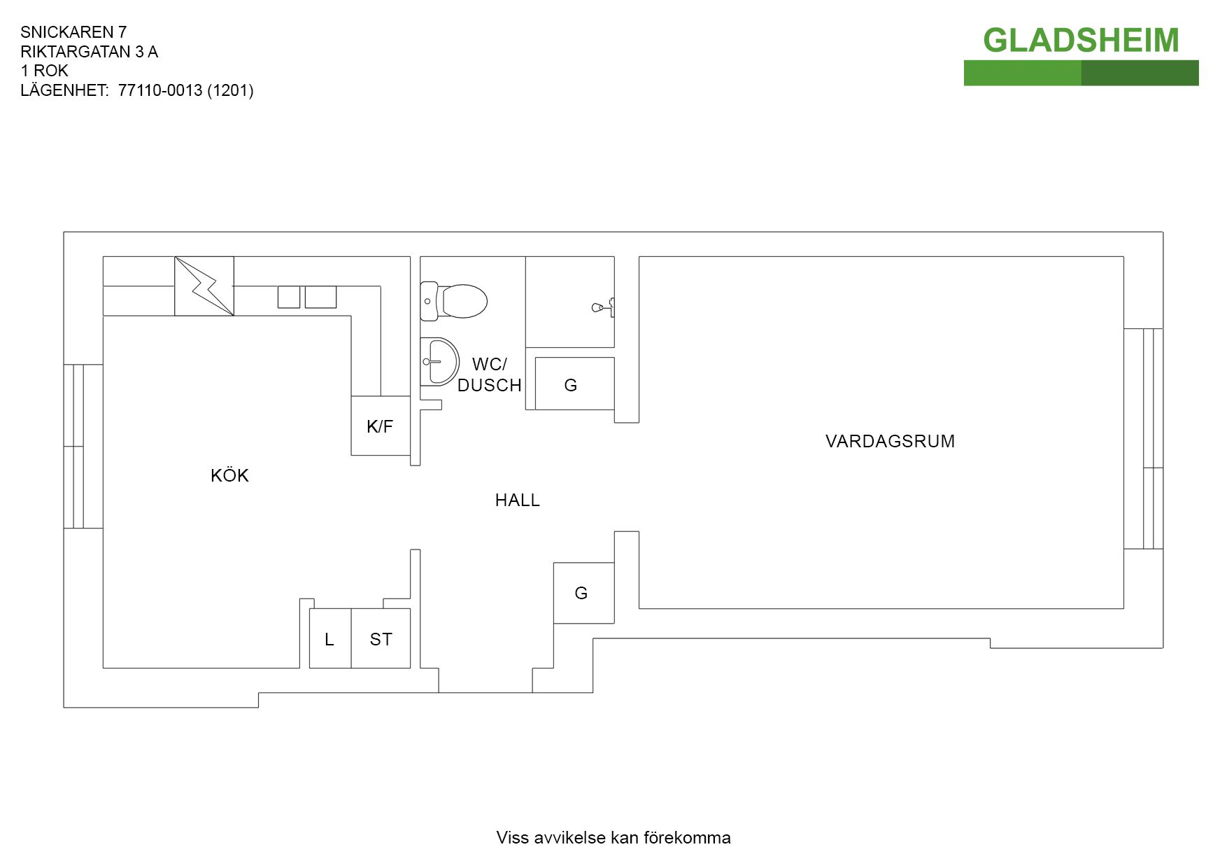 1 rok · 40 m² i Torshälla – bild 7