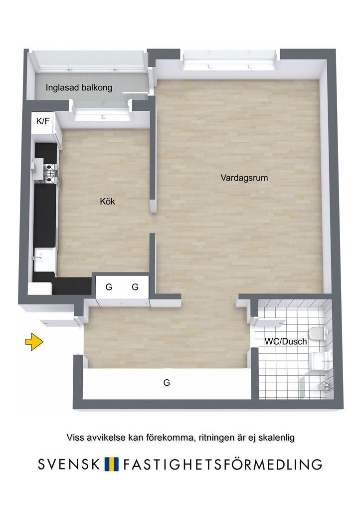 1 rok · 42 m² i Uppsala – bild 9