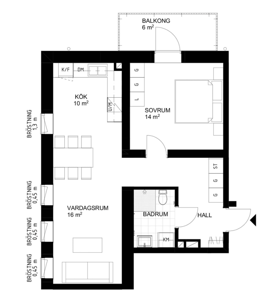 2 rok · 57 m² i Strängnäs – bild 8