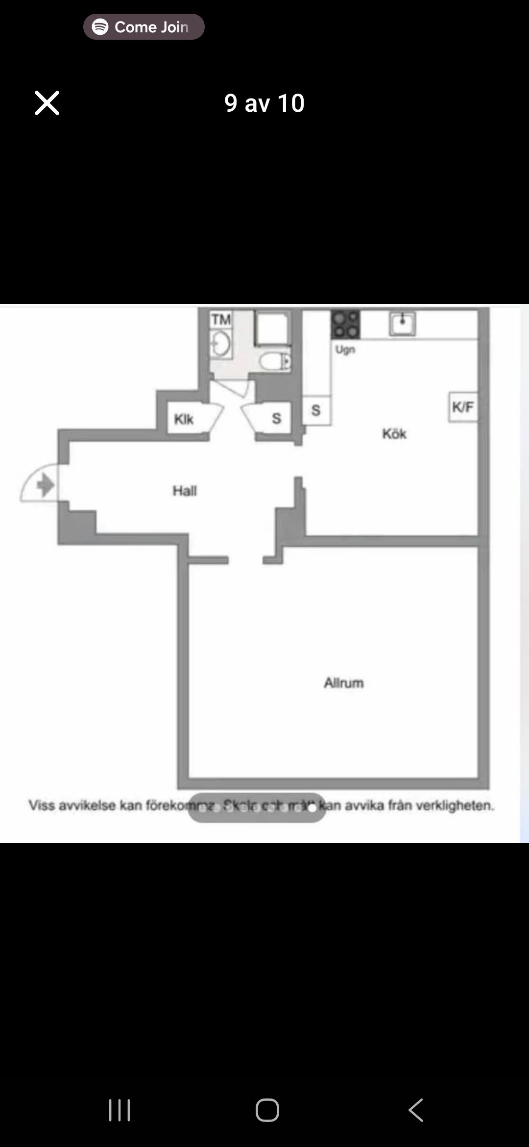 Lägenhet, 1 rooms, 42 sqm, Götene – bild 9