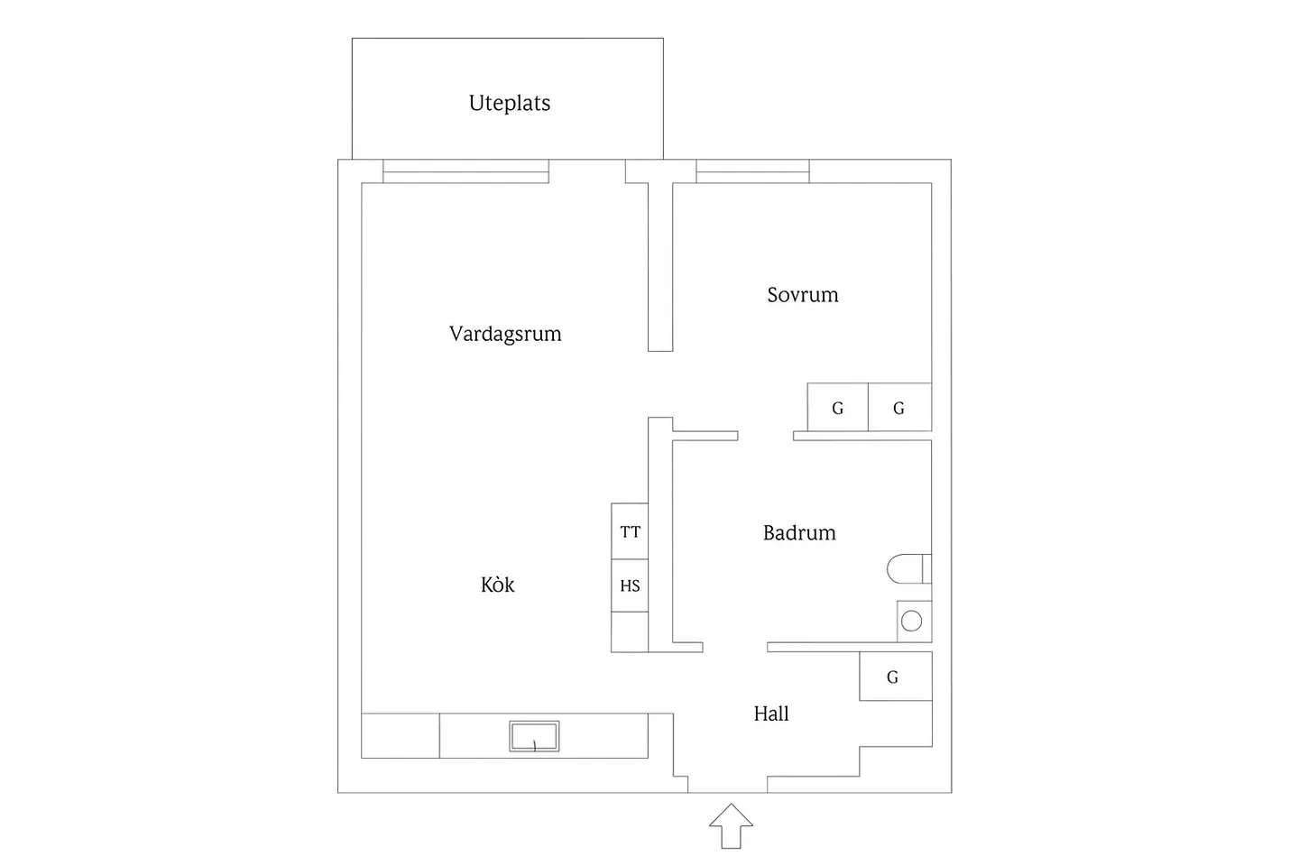 2 rok · 55 m² i Växjö – bild 8