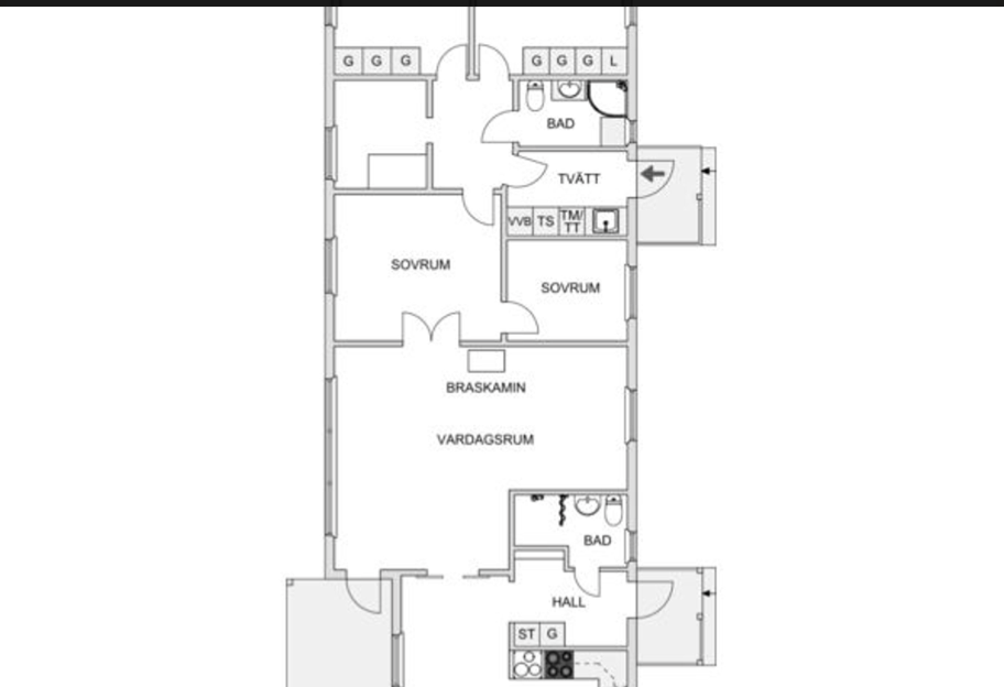 Villa/Hus, 6 rooms, 125 sqm, Uppsala