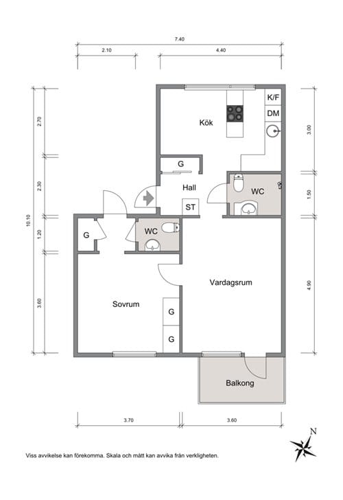 2 rok · 56 m² i Trollhättan – bild 8