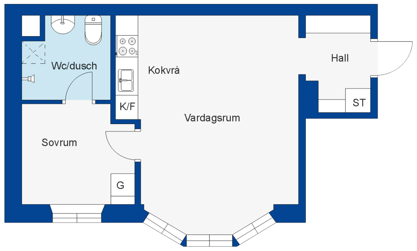 1 rok · 7 m² i Stockholm – bild 3