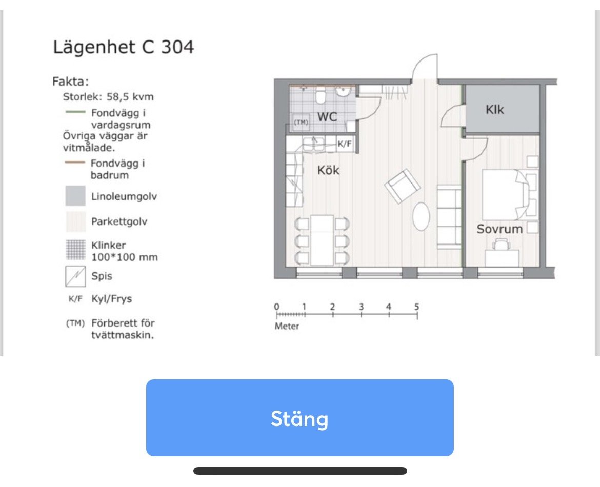 Lägenhet, 2 rooms, 58 sqm, Bandhagen – bild 2
