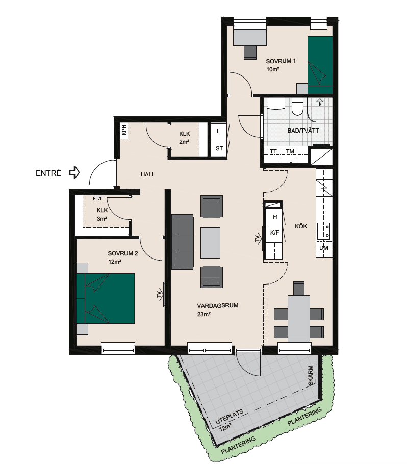 3 rok · 84 m² i Stockholm – bild 17