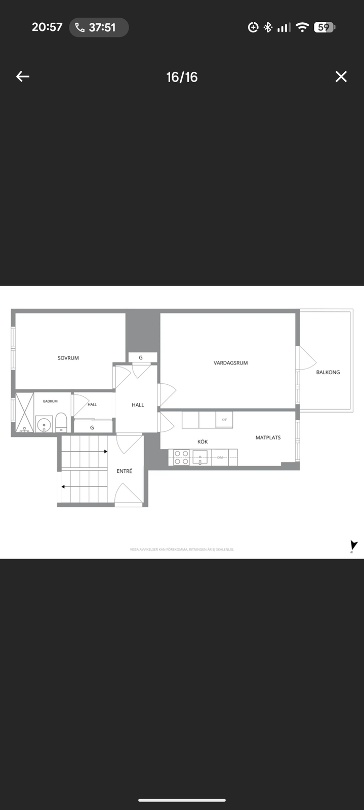 2 rok · 52 m² i Helsingborg – bild 9