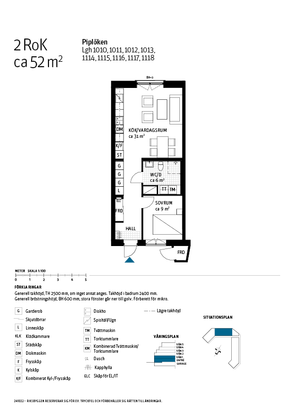 Lägenhet, 2 rooms, 52 sqm, Örebro – bild 3