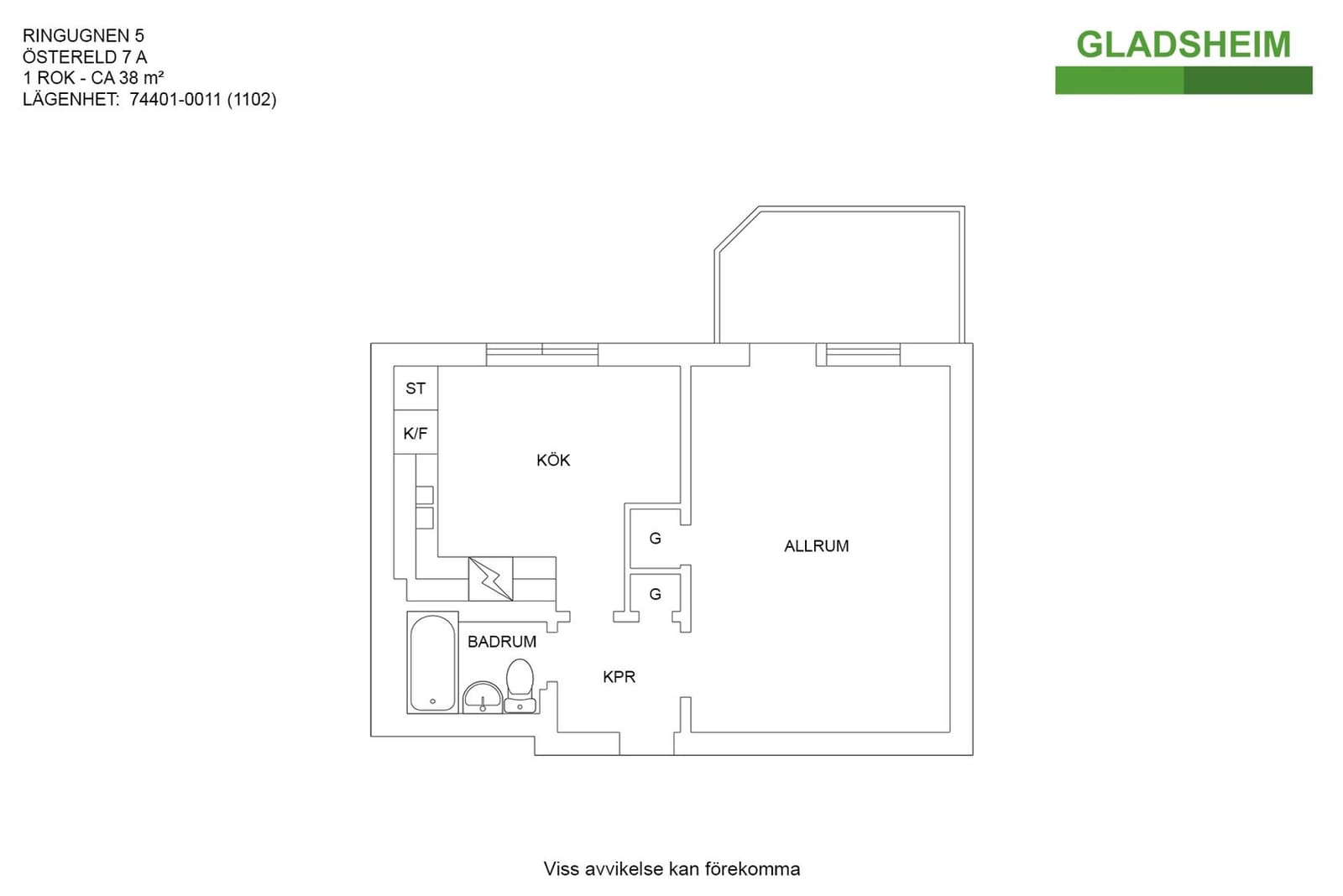 1 rok · 38 m² i Arboga – bild 4