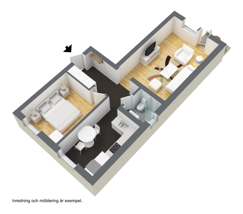 2 rok · 51 m² i Borås – bild 5