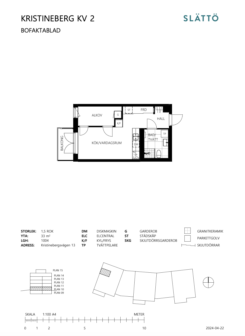 Lägenhet, 2 rooms, 33 sqm, Vallentuna – bild 11