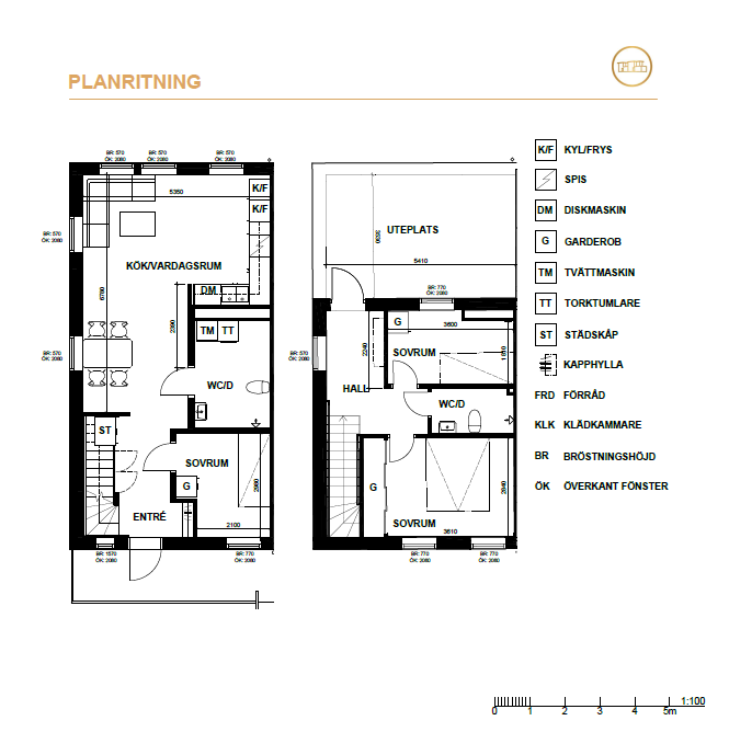 Radhus, 4 rooms, 89 sqm, Gårdsten – bild 4