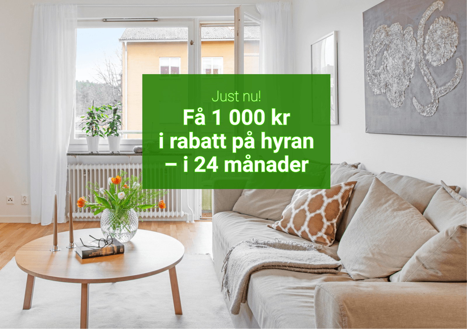 Lägenhet, 2 rooms, 62 sqm, Kungsör