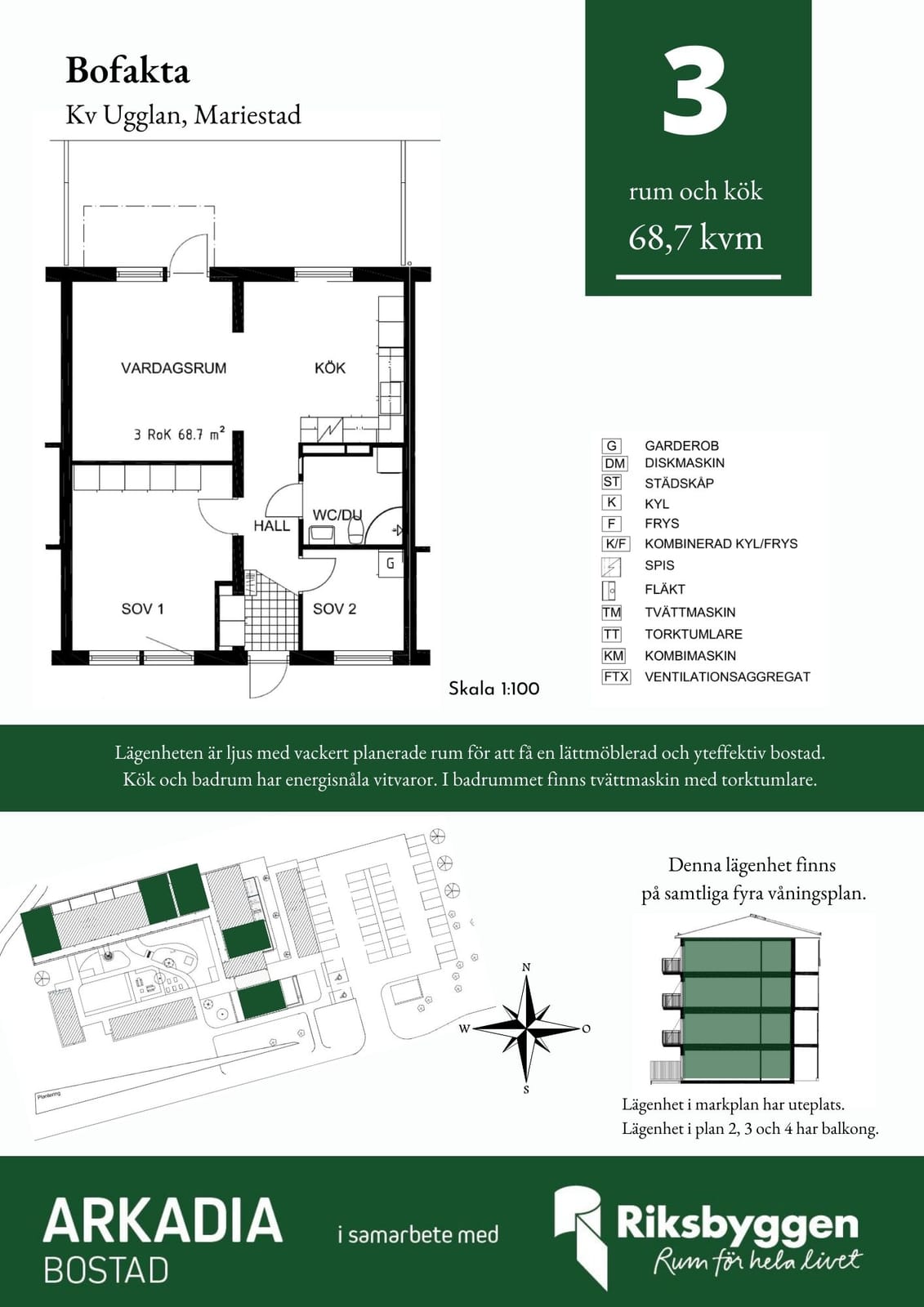3 rok · 68 m² i Mariestad – bild 14