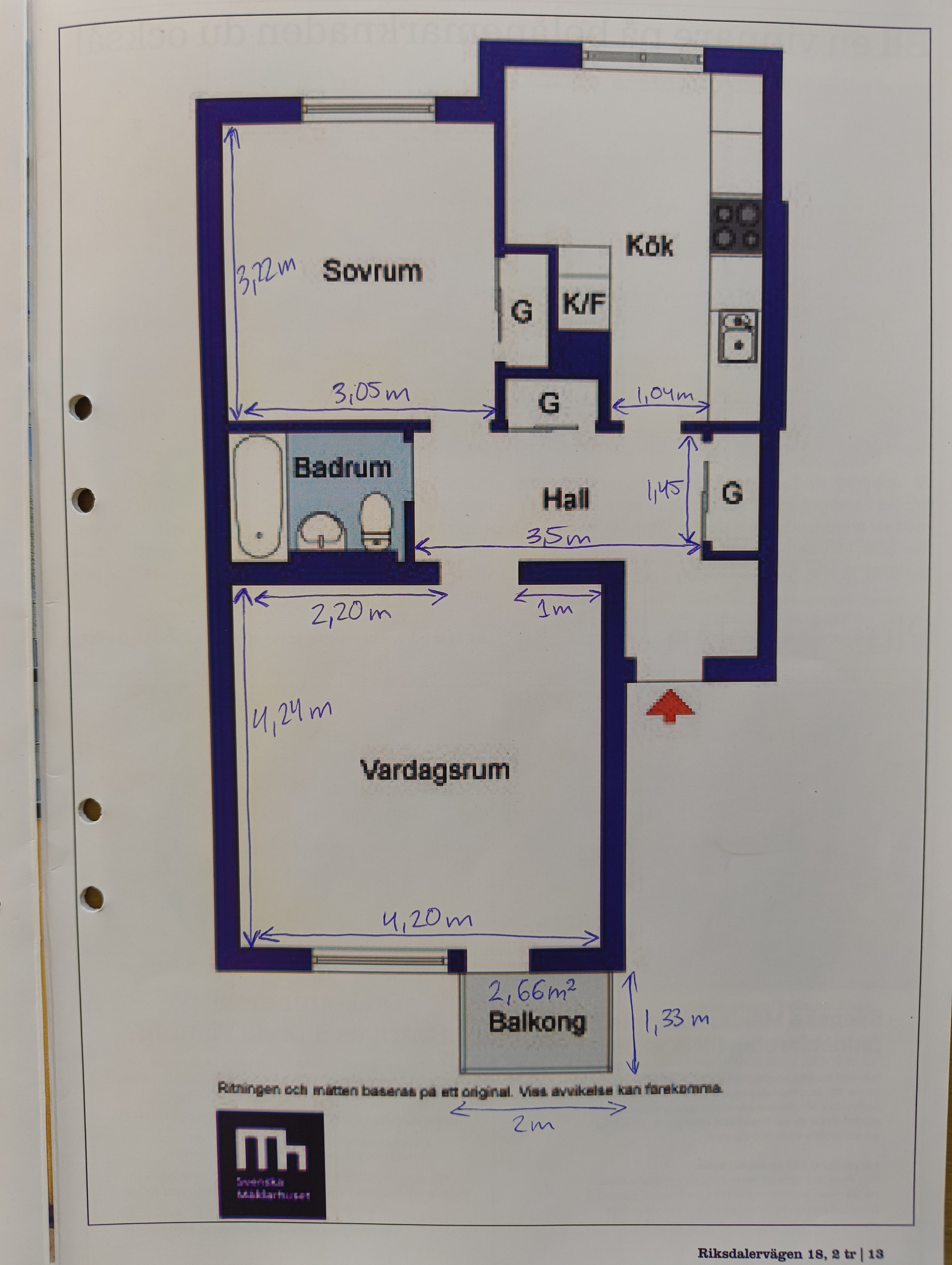 Lägenhet, 2 rooms, 51 sqm, Hägersten – bild 6