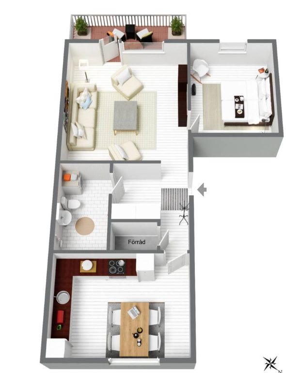 2 rok · 59 m² i Södertälje – bild 18