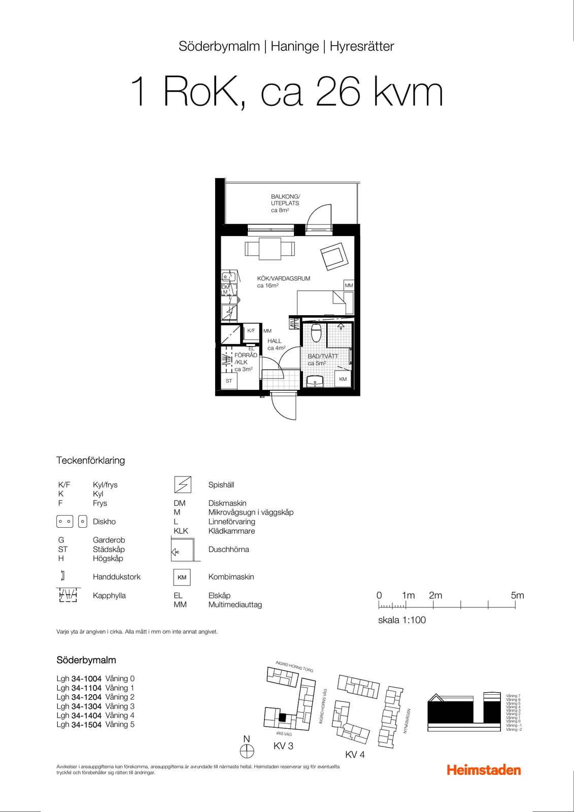 1 rok · 26 m² i Handen