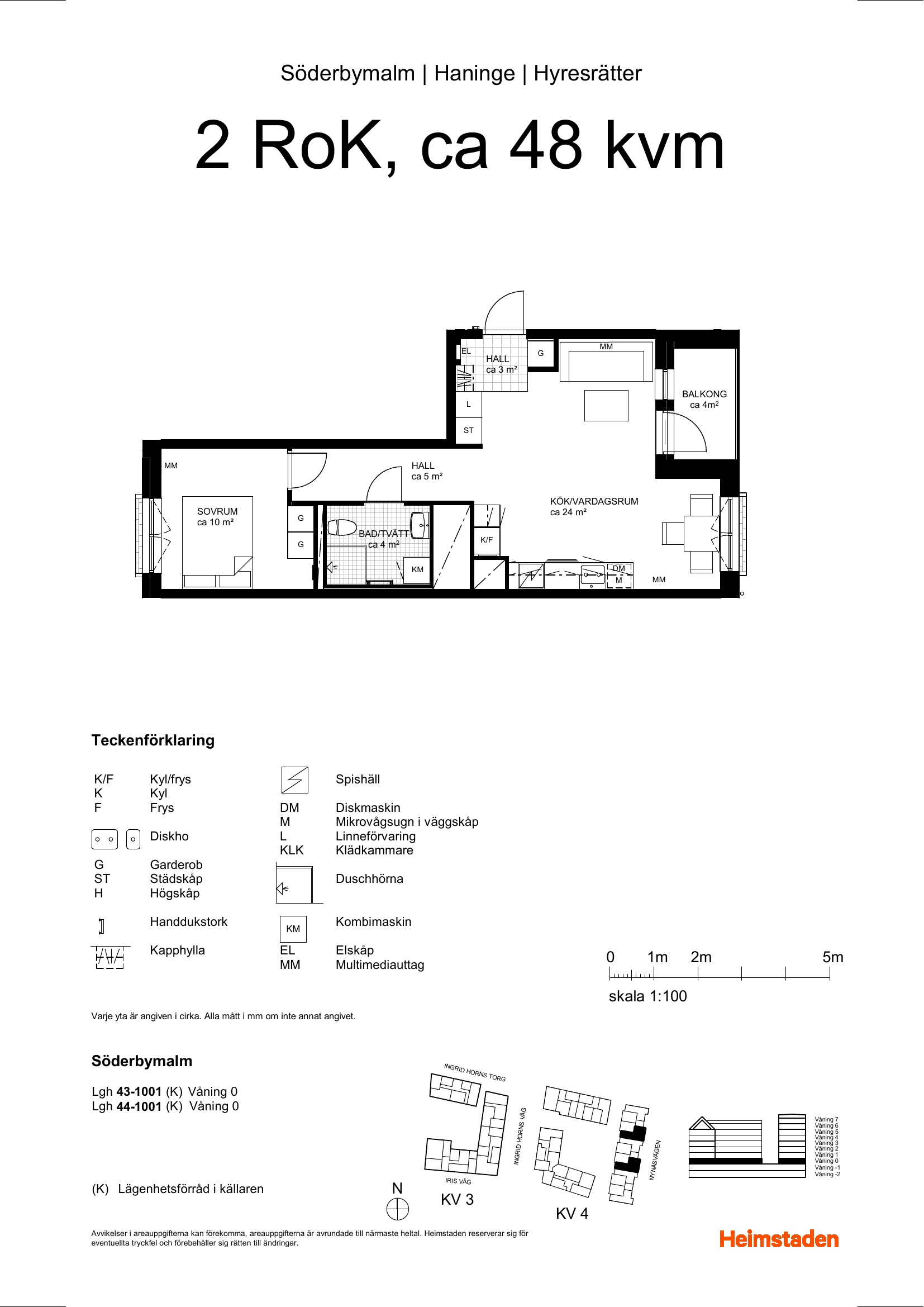 Lägenhet, 2 rooms, 47 sqm, Handen – bild 6