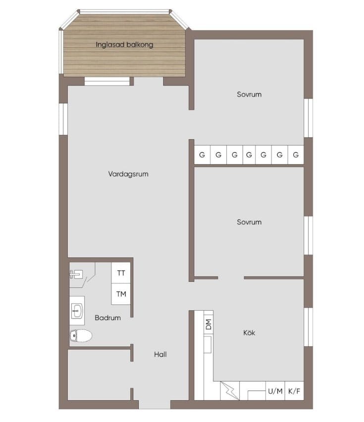 3 rok · 78 m² i Västerås – bild 12