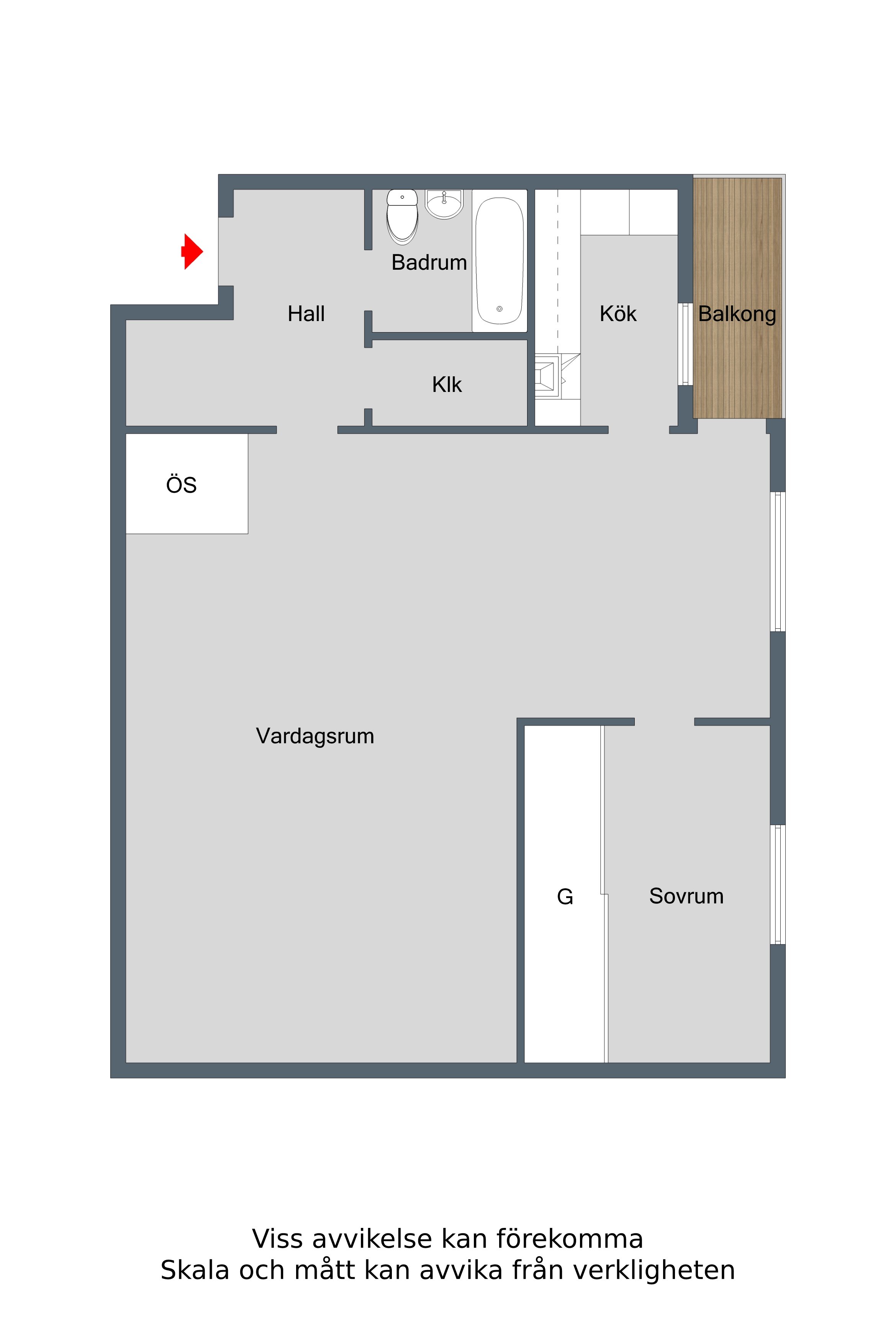Lägenhet, 2 rooms, 88 sqm, Finspång – bild 11