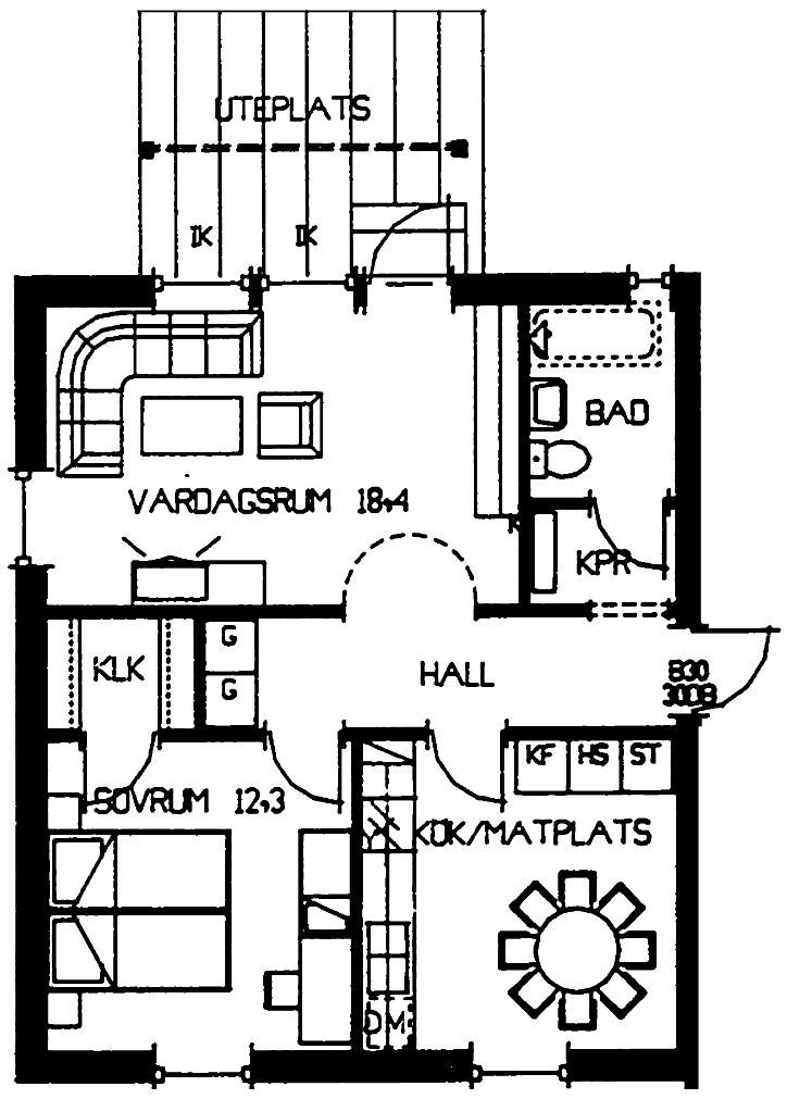 Lägenhet, 2 rooms, 65 sqm, Ulricehamn