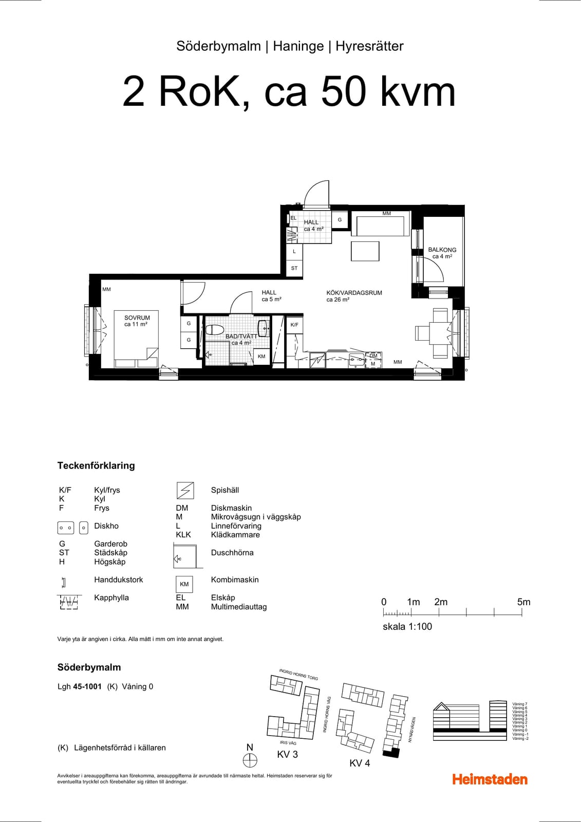 2 rok · 49 m² i Handen – bild 9