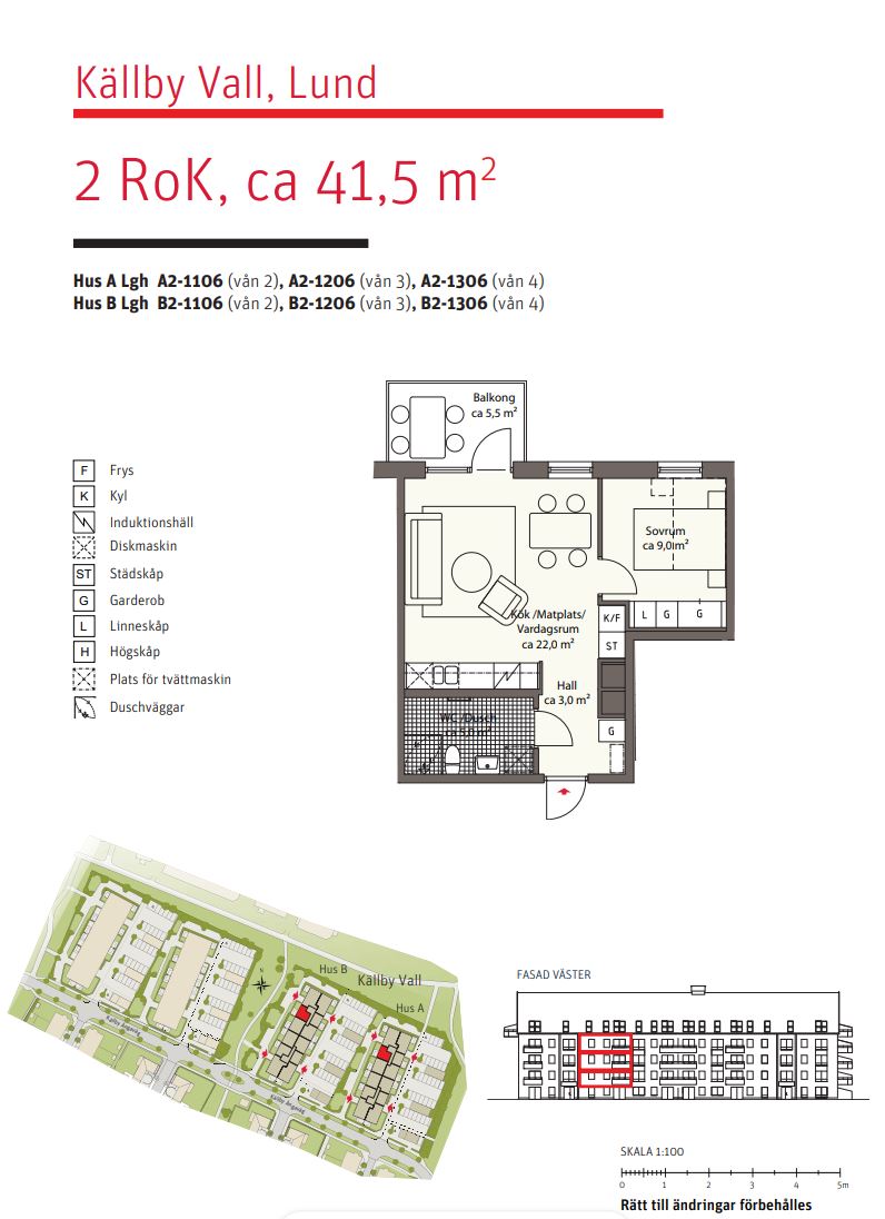 2 rok · 41 m² i Lund – bild 17
