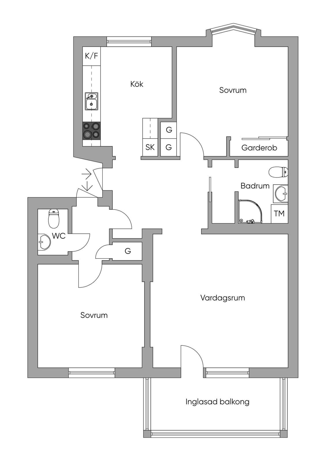 3 rok · 70 m² i Skellefteå – bild 21