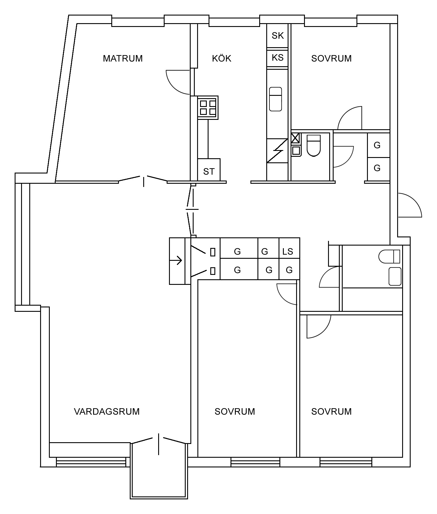 Lägenhet, 5 rooms, 119 sqm, Malmköping – bild 13