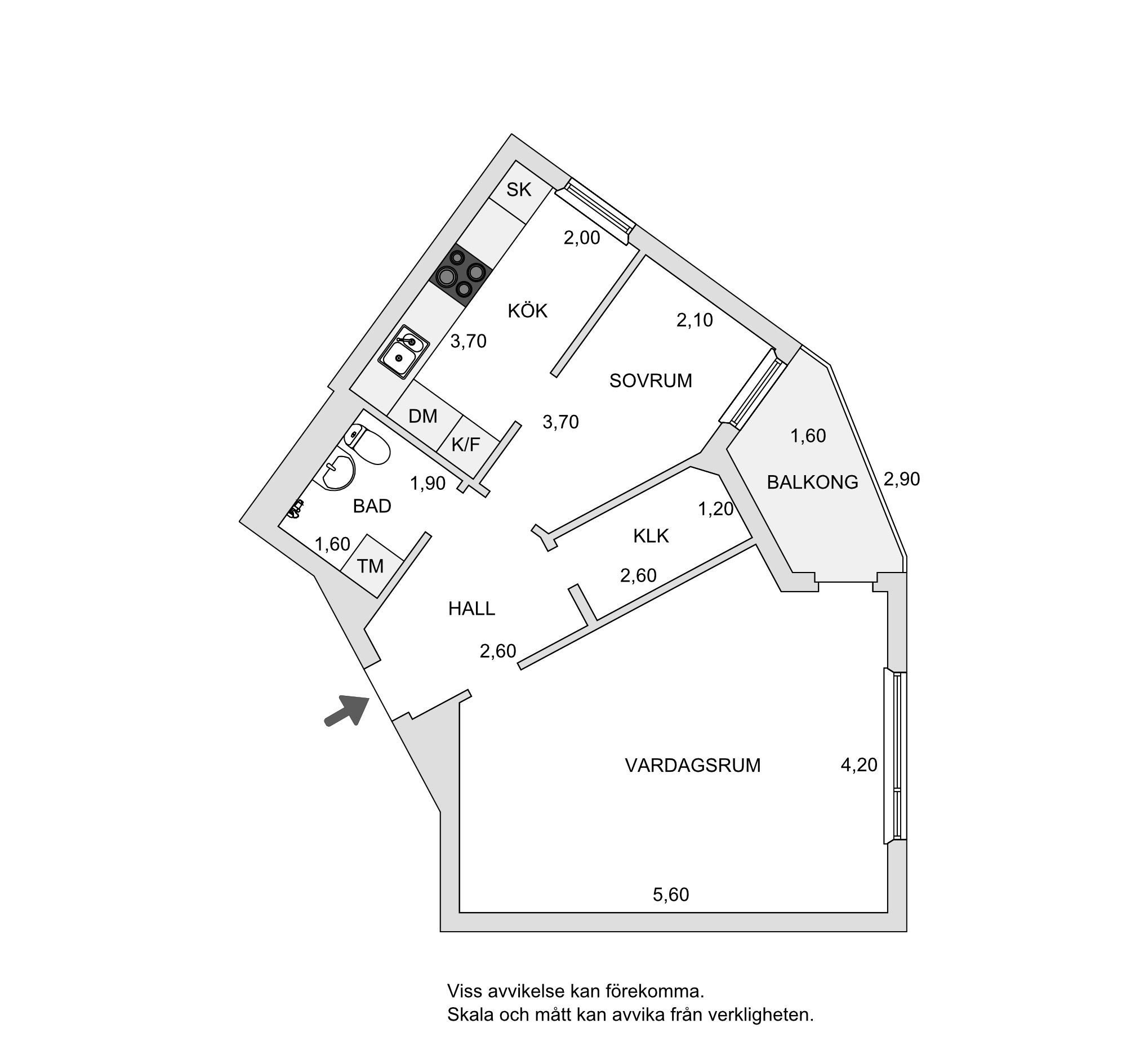 Lägenhet, 2 rooms, 49 sqm, Lidingö – bild 10